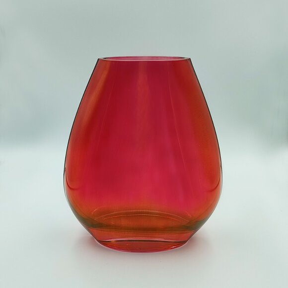 1970s Astonishing Luxury Red Vase in Murano Glass - Picture 3 of 10